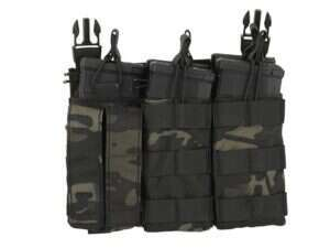 Buckle Up Triple 5.56/Pistol Pouch Panel - MB [8FIELDS]