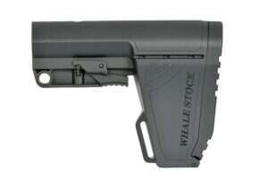Adjustable Whale stock for AR-15/M4 Short - Black [CYMA]