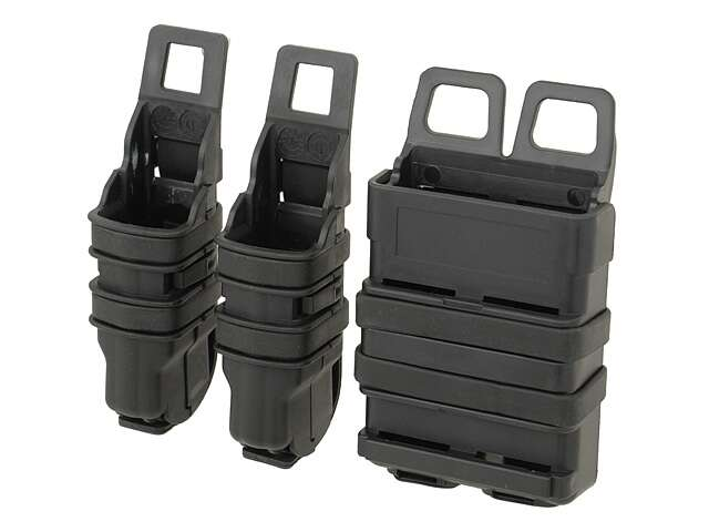 Set of polymer pouches for magazines - Black [FMA]