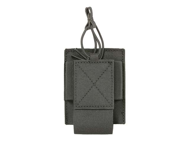 Laser Cut Radio Pouch - Black [8FIELDS]