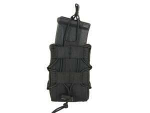 MOLLE Double Rifle Mag Speed Pouch - Black