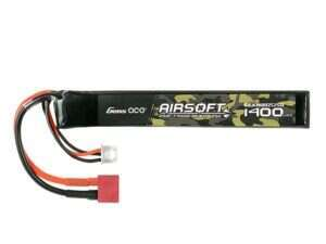 Gens Ace 25C 1400mAh 2S1P 7.4V Airsoft LiPo Battery T Plug