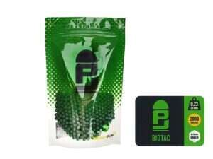 0.23g BIOTAC Airsoft BBs - 2000rd Bag [P&J]