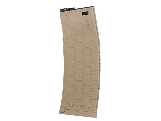 450-Round Polymer Magazine AR15/SCAR16/TAVOR/ARX100 - Tan [BattleAxe]