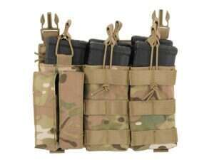 Buckle Up Triple 5.56/Pistol Pouch Panel - MC