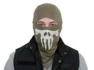 GHOST-SKULL balaclava/mask - Olive [EM]