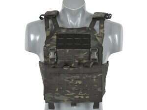 Laser-Cut “Buckle Up" Operator Plate Carrier with AR/AK Magazine Pouch — MB [8Fields]