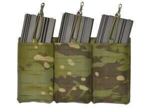 Laser-Cut Panel with 3 AR15 Magazine Pouches - MT [8Fields]