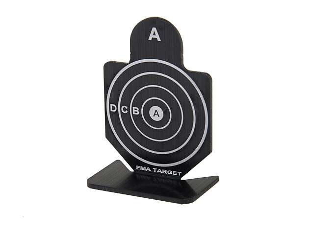 Metal Shooting Targets 42 mm X 60 mm Mod.A - Black [FMA]