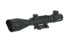 4-12x50EG Riflescope w/ Integrated Mount - Black [PCS]