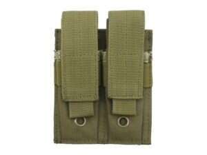 Double pouch for pistol magazines - olive[8FIELDS]