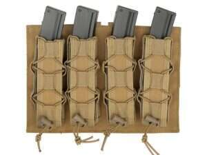 MOLLE Speed Quad MP5/SMG Magazine Pouch - Coyote