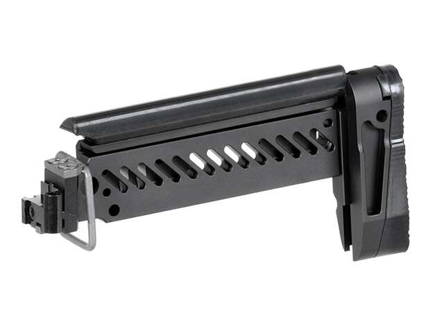 AK russian side folding buttstock - Black [5KU]