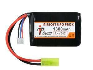 Battery Li-Po 1300mAh 7,4V 20C [IPower]