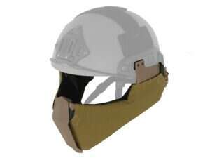 Helmet Mandible Guard - Dark Earth [FMA]