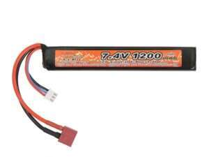 Battery Li-Po 1200mAh 7,4V 20/40C - T-connector [VB]