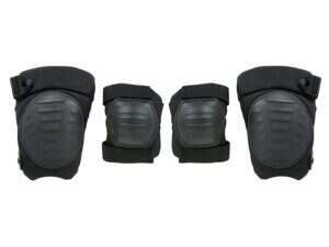 Military Knee & Elbow Pads Set - Black [EM]