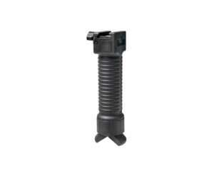 Vertical grip with telescope bipod - black