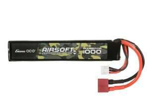Gens Ace 25C 1000mAh 2S1P 7.4V Airsoft LiPo Battery T-Plug