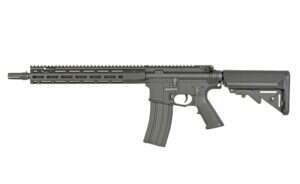 WE13 13" M4/AR-15 Airsoft Rifle, 30 RPS, ETU - Black [WELL PRO]