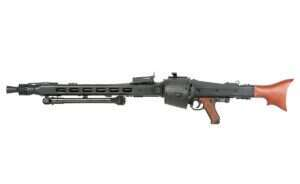 MG42 Full Metal AEG Machine Gun Replica - Real Wood [AGM]