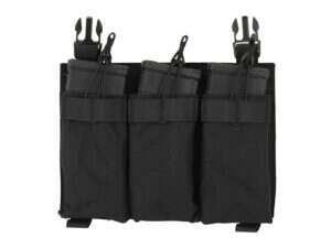 Buckle Up Triple 5.56 Pouch Panel - Black [8FIELDS]