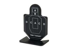 Metal Shooting Targets 42 mm X 60 mm Mod.B - Black [FMA]