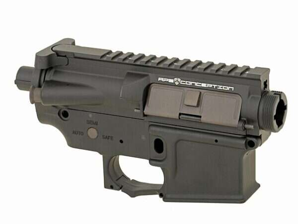 ASR Upper and Lower Receiver - Black [APS]