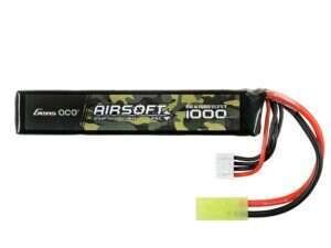 Gens Ace 25C 1000mAh 3S1P 11.1V Airsoft LiPo Battery mini Tamiya