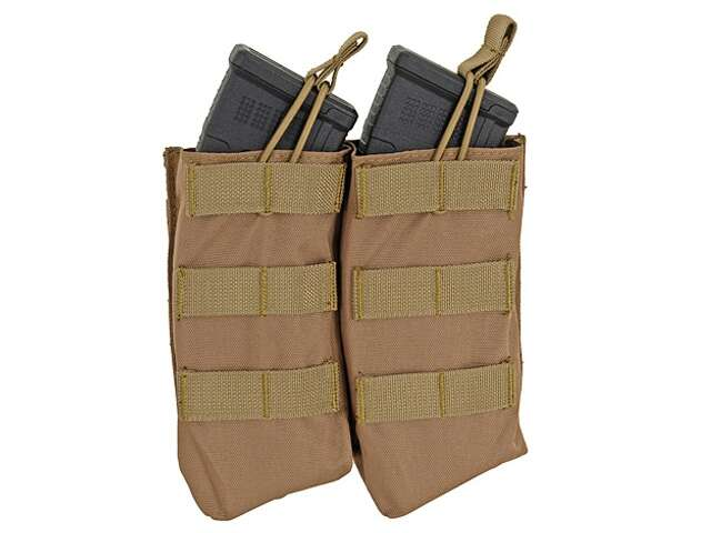 Open Top Double 7.62x39 AK Mag Pouch - Coyote [8FIELDS]