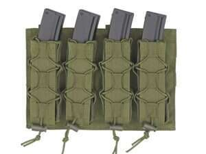 MOLLE Speed Quad MP5/SMG Magazine Pouch - Olive