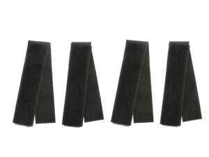 MOLLE Strips for ID Patches Set - Black [8FIELDS]