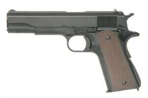 1911 pistol replica with Gas Blowback (GBB) - Black [Golden Eagle]