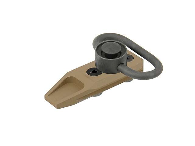 Quick Detachable Sling Mount w/swivel for Key-Mod handguard - DE