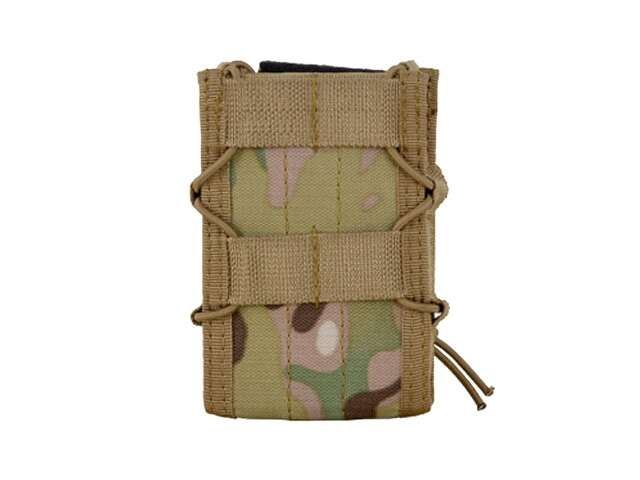 Belt-Mounted Versatile rifle magazine pouch - Multicamo