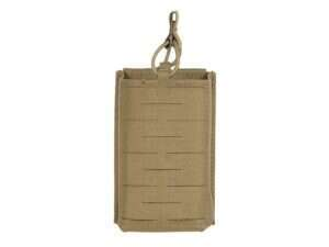 Single Laser-Cut Compact Magazine Pouch for AR15/AK - Coyote [8Fields]
