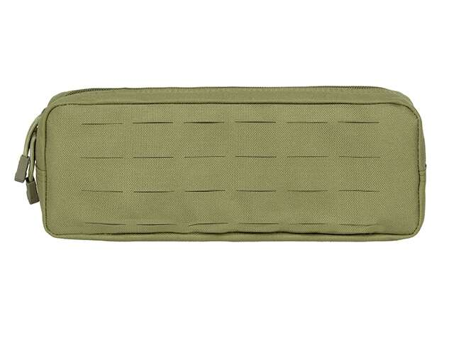Horizontal General-Purpose Laser-Cut Pouch - Olive [8Fields]