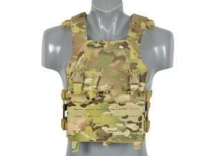 Laser-Cut “Buckle Up" Assault Plate Carrier with AR/AK Magazine Pouch — Multicamo [8Fields]