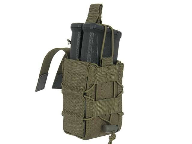 MOLLE Double Rifle Mag Speed Pouch - Olive
