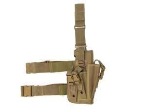 Universal drop leg large pistol holster - Coyote [8FIELDS]