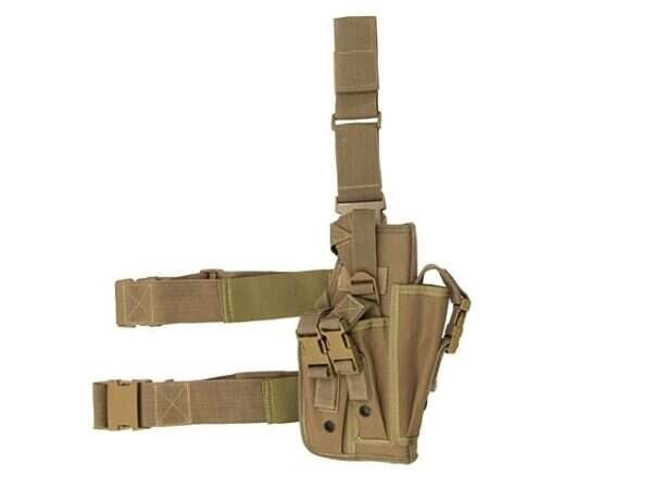 Universal drop leg large pistol holster - Coyote [8FIELDS]