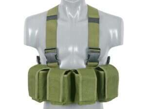 Navy Seal Chest Rig w/ M16/AK47/M14 Pouches - Olive [8FIELDS CLASSIC]
