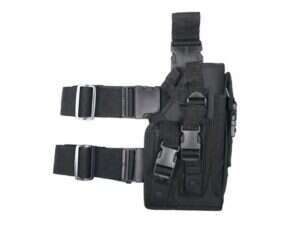 Universal drop leg large pistol holster - Black [8FIELDS]