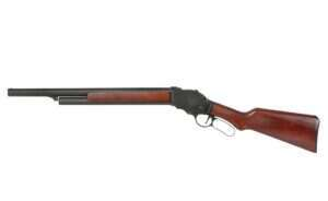M1887 Lever Action Long Shotgun Replica - Real Wood [S&T]