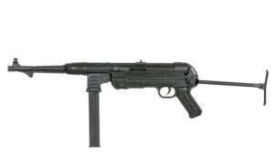MP40 Full Metal AEG Submachine Gun Replica - Black [AGM]