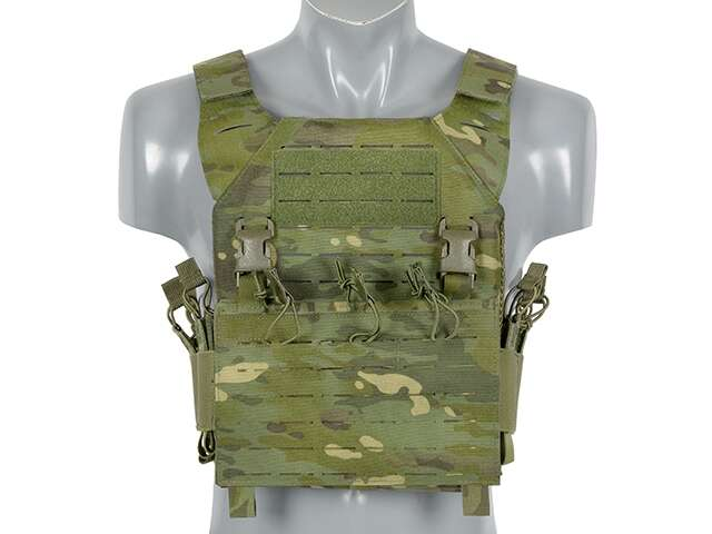 Laser-Cut “Buckle Up" Recon Plate Carrier with AR/AK Magazine Pouch — MT [8Fields]