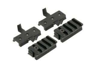 Adapter kit for accessories to helmet with rails - Black [FMA]