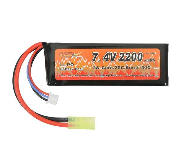 Battery Li-Po 2200mAh 7,4V 25/40C [VB]