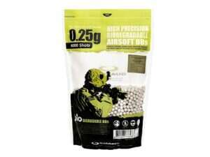 High Precision Made BIO 0.25g BB Pellets (4000 rounds, Bag) [GUARDER]