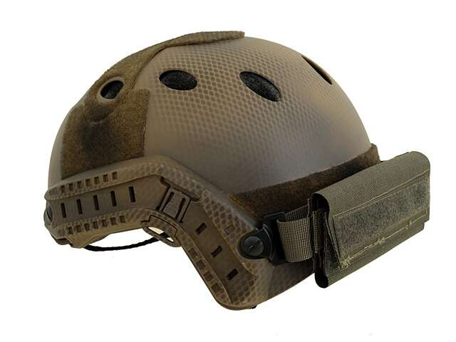 Rear Counterweight Accessory Pouch for FAST helmets - Coyote Brown